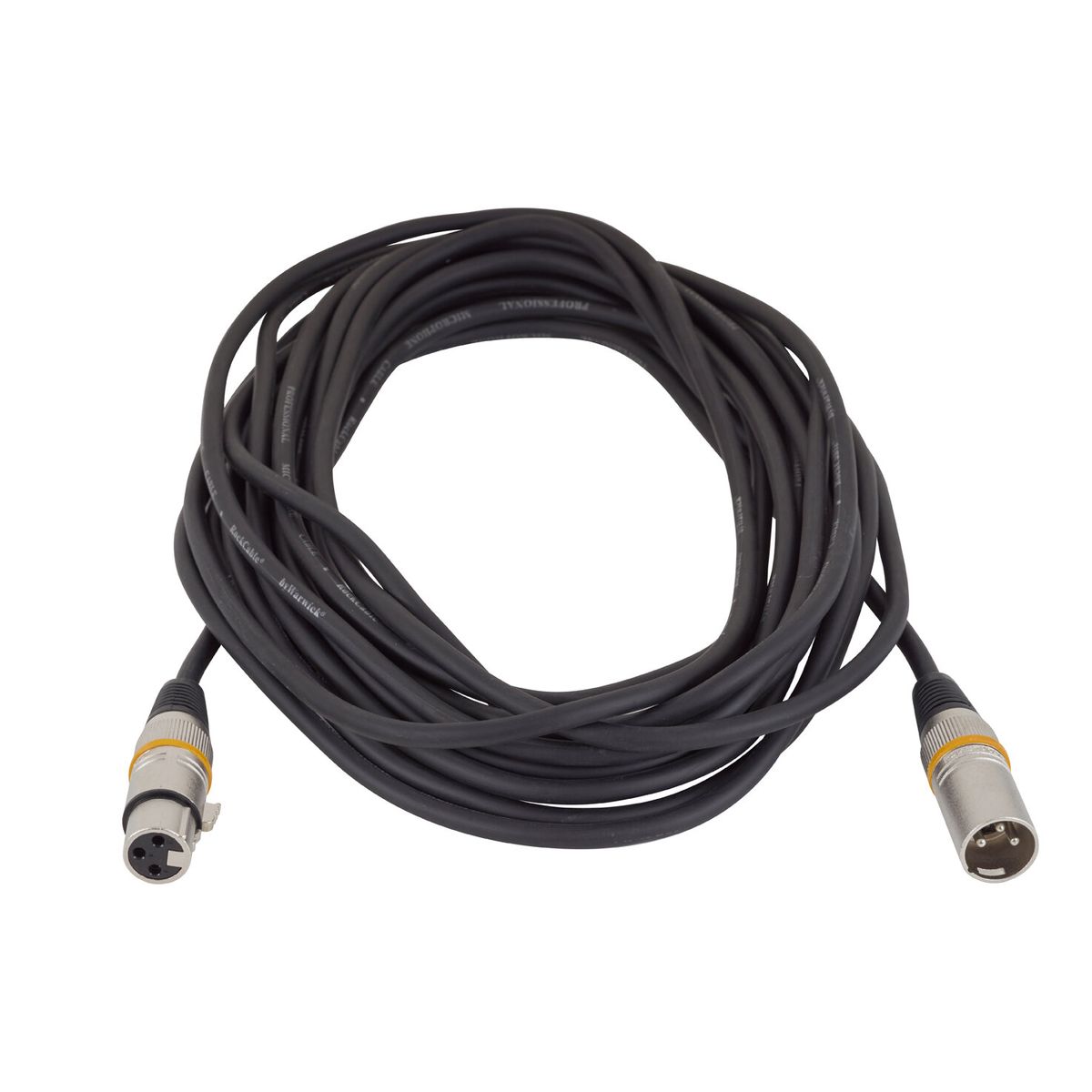 Rockcable RCL30365 D6 Микрофонный кабель XLR(М) XLR( F) 15 м Металл. корп.