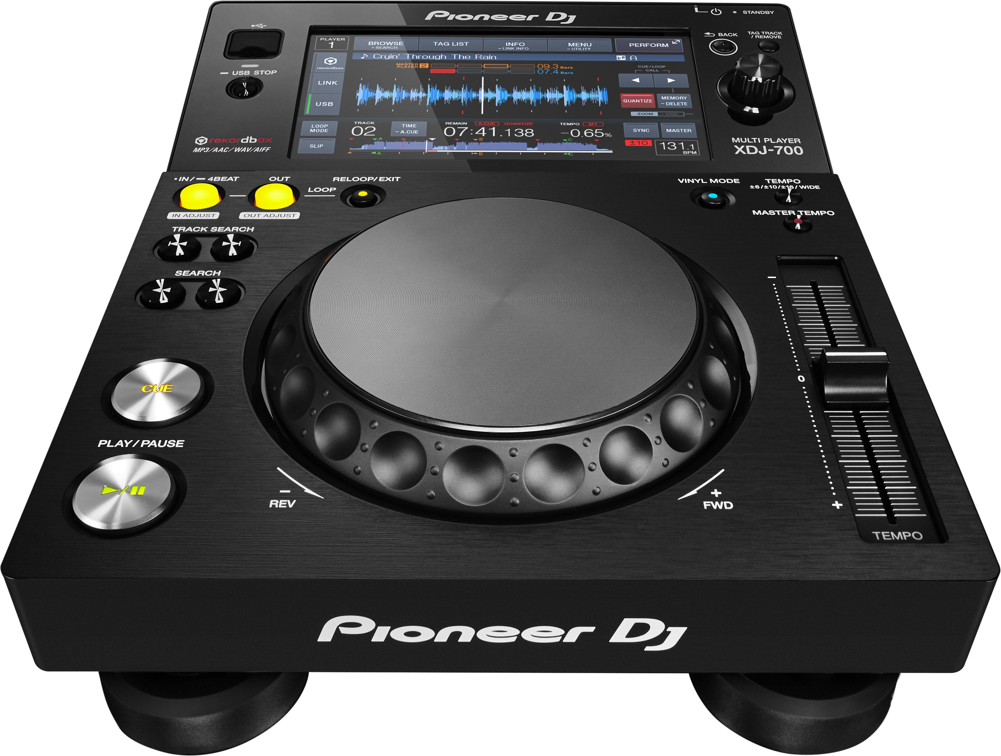 PIONEER XDJ-700 USB - Цифровой компактный DJ проигрыватель с поддержкой rekordbox