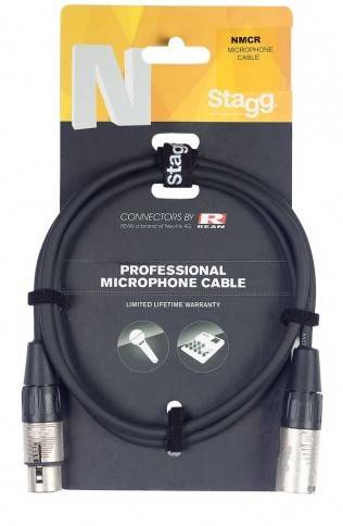 STAGG NMC6R - профессиональный микрофонный шнур XLR-XLR, 6 метра