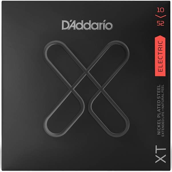 D'ADDARIO XTE1052 XT Комплект струн для электрогитары, никелированные, 10-52, с покрытием, D'Addario