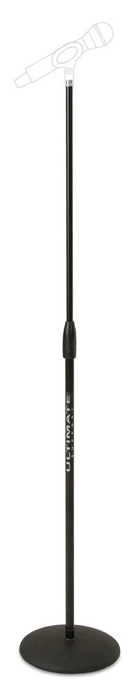 Ultimate MC-05B стойка микрофонная прямая, круглое основание, высота 89-163см, диаметр основания 25,
