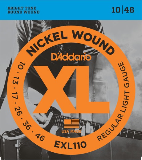 D'ADDARIO EXL110  струны для эл .гит Regular Light, никель, 10-46