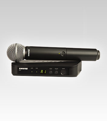 SHURE BLX24E/SM58 M17 радиосистема вокальная с капсюлем динамического микрофона SM58