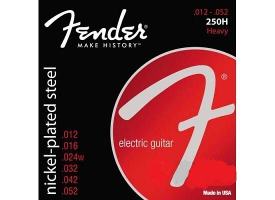 FENDER STRINGS NEW SUPER 250H NPS BALL END 12-52 струны для электрогитары, стальные, никелевое покр.