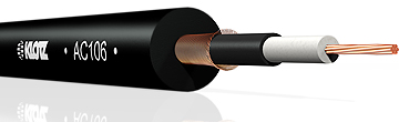 KLOTZ   AC 106SW Инструментальный кабель 6мм, цвет черный
