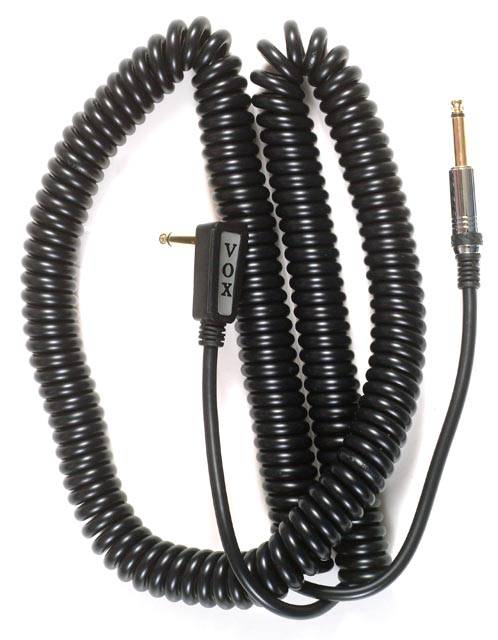 VOX Vintage Coiled Cable гитарный кабель, чёрный 