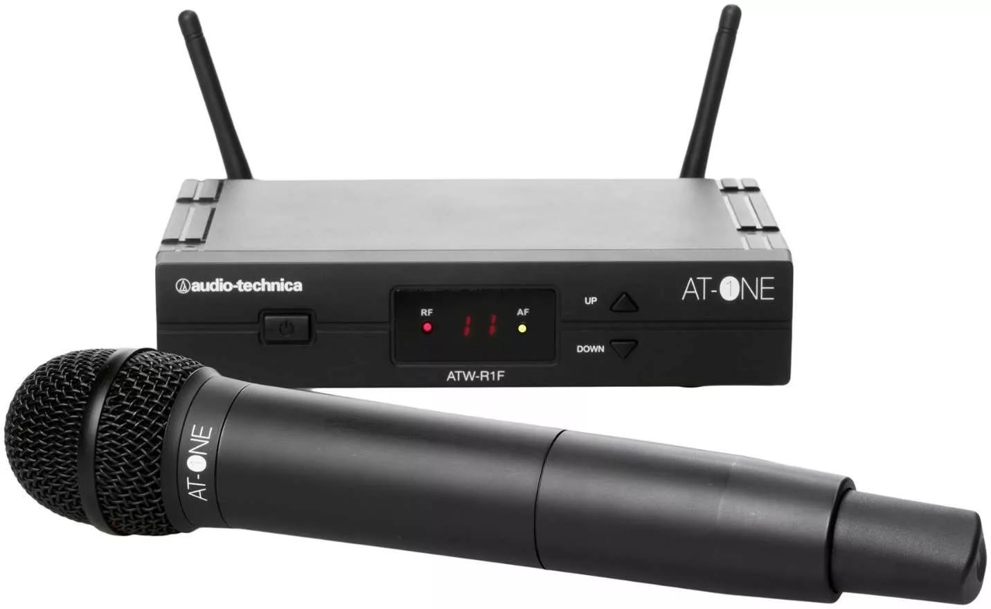 AUDIO-TECHNICA ATW13F/Ручная радиосистема, 4+4 канала UHF с ручным динамическим микрофоном