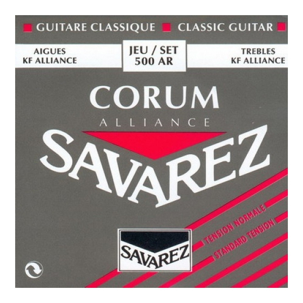 Savarez 500AR Комплект струн для классической гитары ALLIANCE CORUM ROUGE нормального натяжения