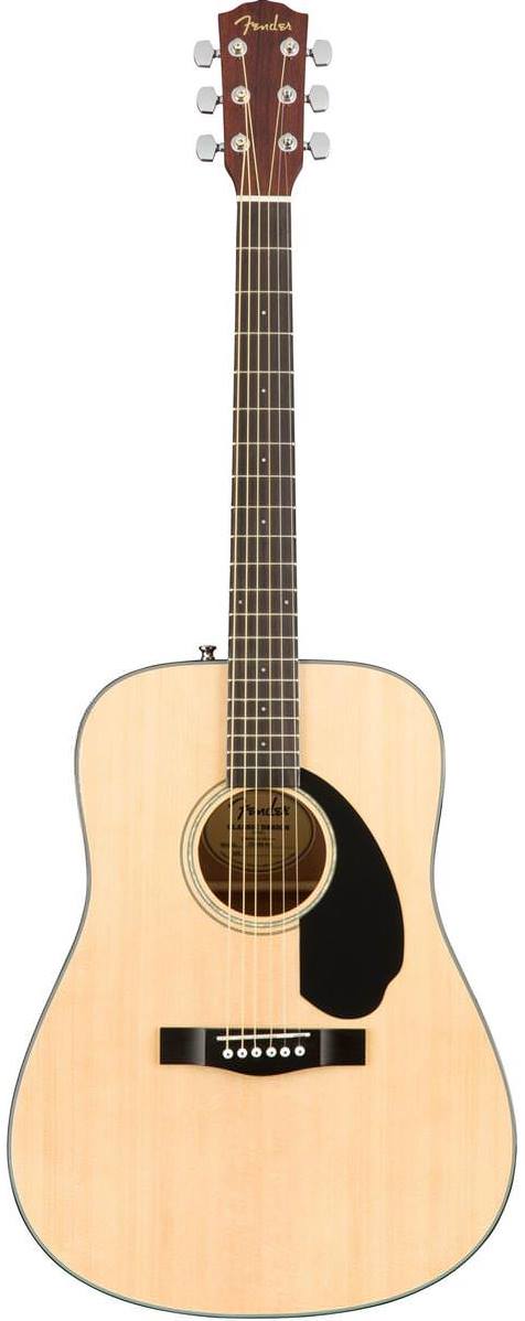 FENDER CD-60S DREAD NAT WN акустическая гитара, форма корпуса - дредноут, цвет натуральный, верхняя 