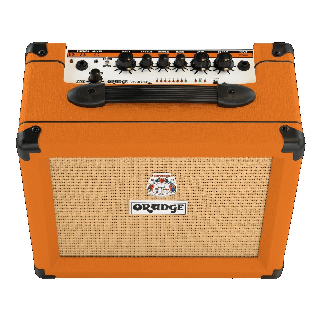 Orange Crush 20RT - комбоусилитель для электрогитары, 20 ватт, 2 канала, 1х8", реверб, оранжевый