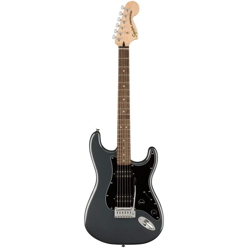 FENDER SQUIER Affinity Stratocaster HH LRL CFM электрогитара, цвет серый металлик