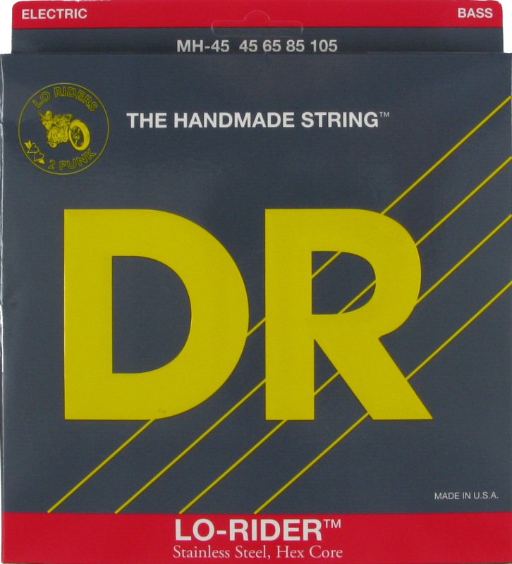 DR MH-45 Lo-Rider струны для бас гитар 45-105 Medium