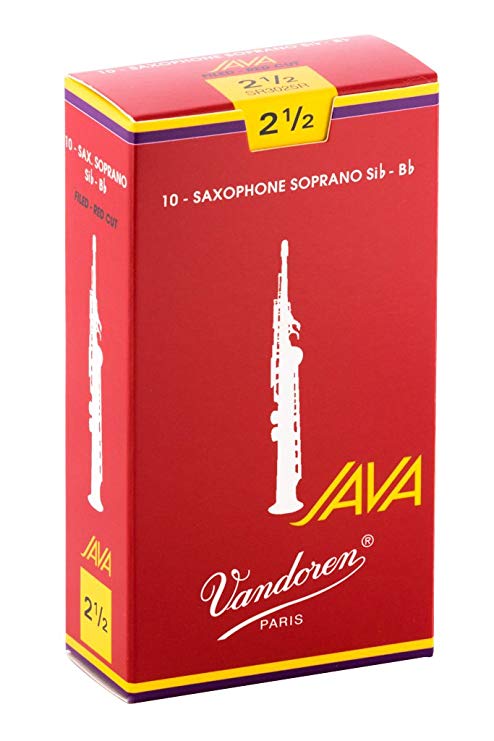 Vandoren SR3025R JAVA Red Cut Трости для саксофона Сопрано №2,5 