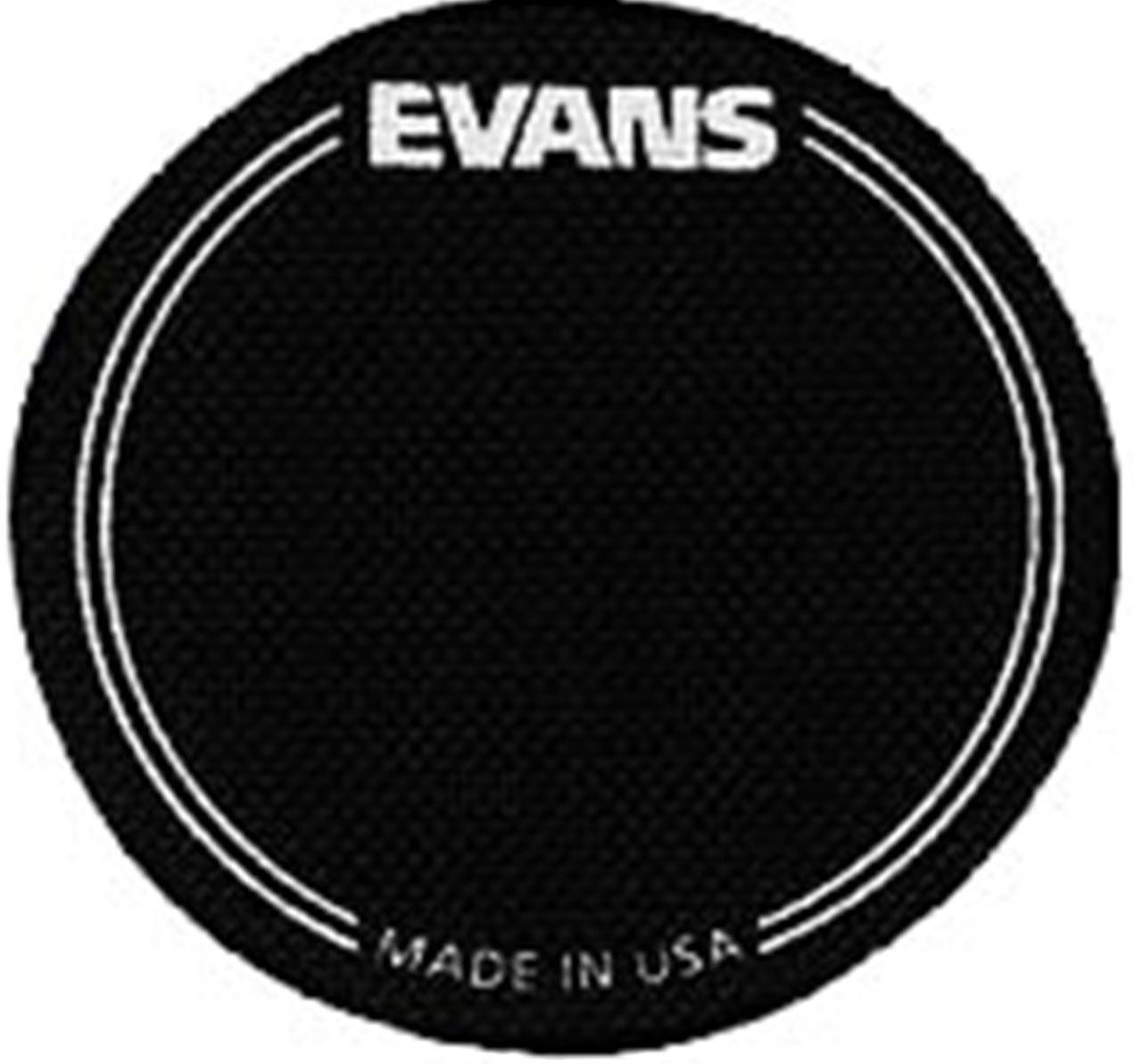 Evans EQPB1 Наклейка нейлоновая на рабочий пластик бас барабана, круглая, для одиночной педали. 