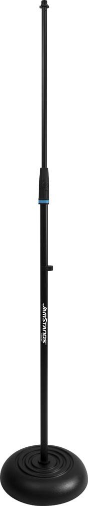 Ultimate JS-MCRB100C стойка микрофонная прямая с круглым основанием 84-154см, черная, 3.5кг