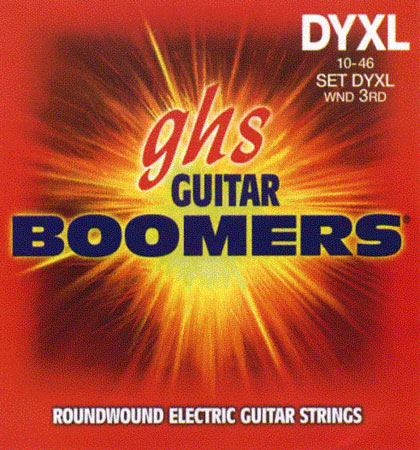 GHS Boomers DYXL/Струны для электрогитары; никелир.сталь; кругл.обмотка; (10-13-18-26-36-46)