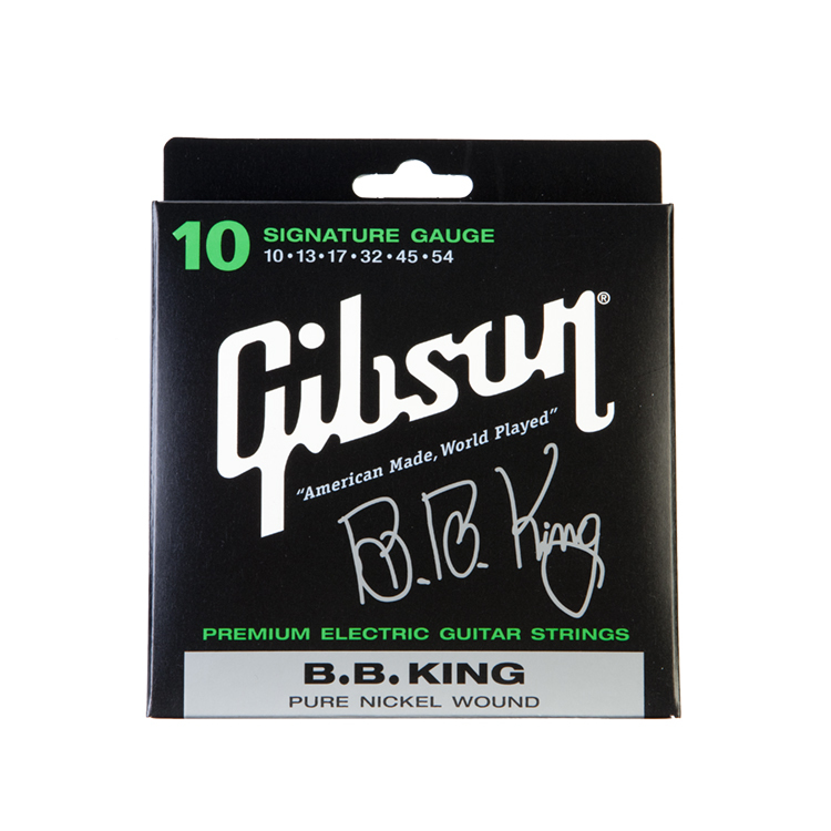GIBSON SEG-BBS струны для электрогитары "BB King Signature" 10-54, никель