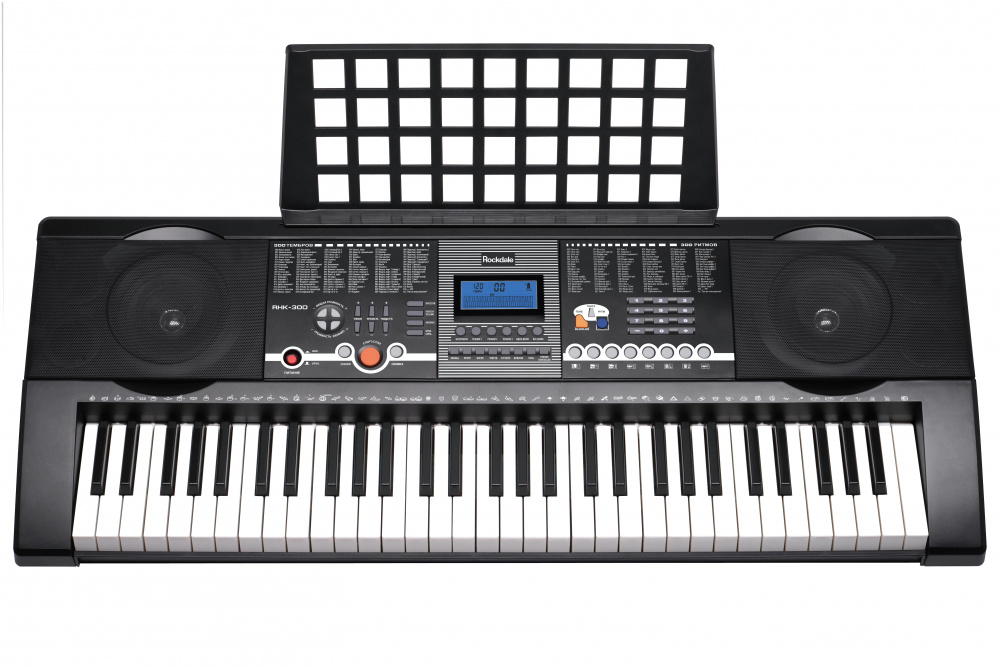 ROCKDALE Keys RHK-300 - синтезатор. 61 клавиша, чувствительная к силе нажатия.