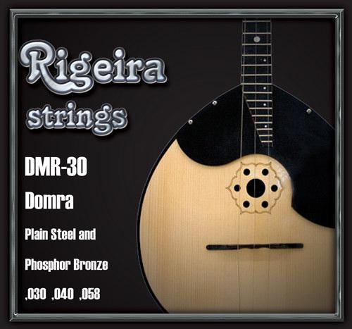 RIGEIRA DMR 30 - струны для домры, сталь и фосфорная бронза, 0,030, 0,040, 0,058