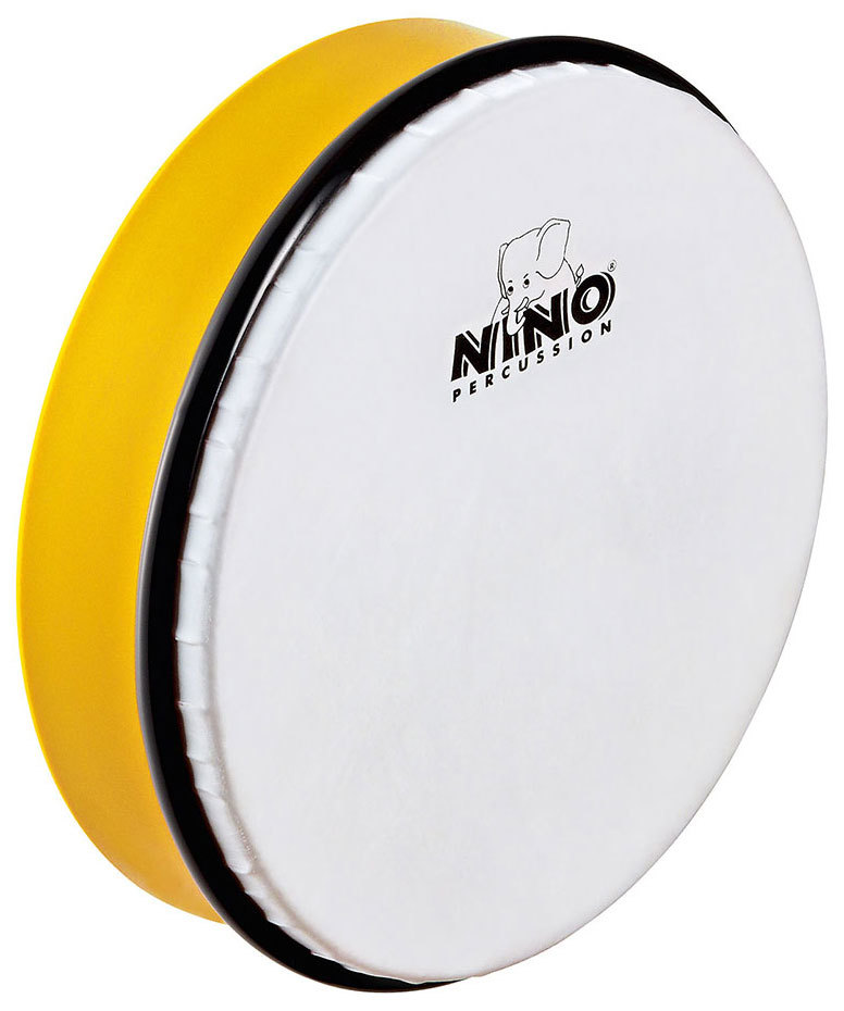 MEINL Nino4Y ручной барабан 6" с колотушкой желтый, мембрана пластик