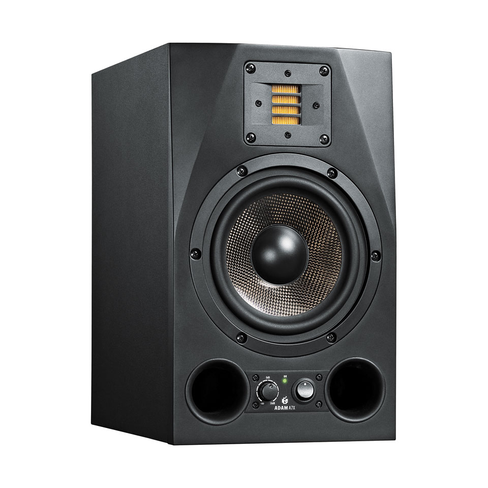 ADAM A7X - Активный 2-х полосный студийный аудио монитор, ленточный X-ART ВЧ драйвер 2"