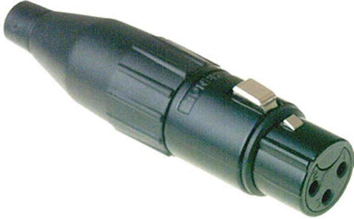 Amphenol AC3FB Разъём 3 XLR "мама" кабельный, черненый корпус