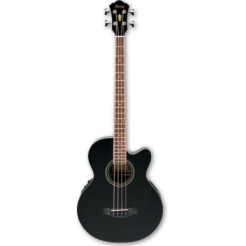 IBANEZ AEB8E BLACK электроакустическая бас-гитара, цвет черный