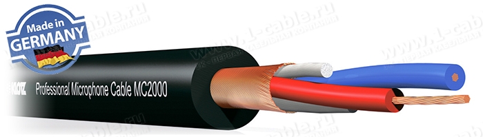 KLOTZ MC2000SW микрофонный профессиональный кабель, 0.22мм2, диаметр: 6.5мм, цвет черный