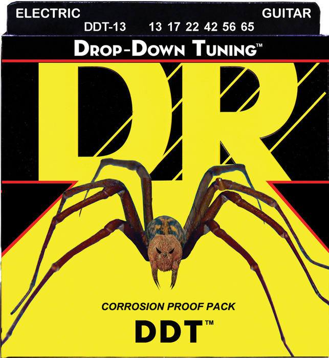 DR DDT-13 - Струны для электрогитар, Drop-Down Tuning 13-65