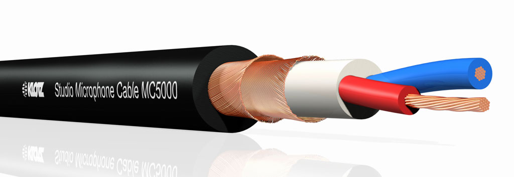 KLOTZ MC5000 микрофонный студийный кабель, структура: 0.50мм2, диаметр: 7мм, 100м, цвет чёрный