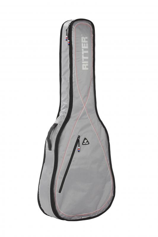 Ritter RGP2-CT/SRW Чехол для классической гитары 3/4, защитное уплотнение 10мм+5мм, цвет серебристый