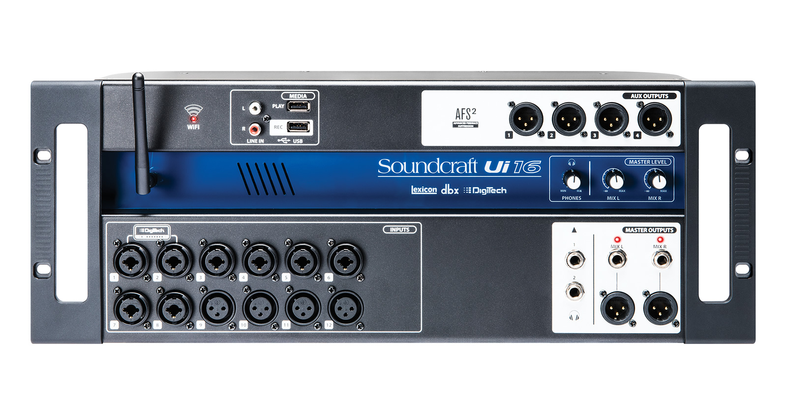 Soundcraft Ui16, беспроводной цифровой микшер, 16 входов, беспроводное управление