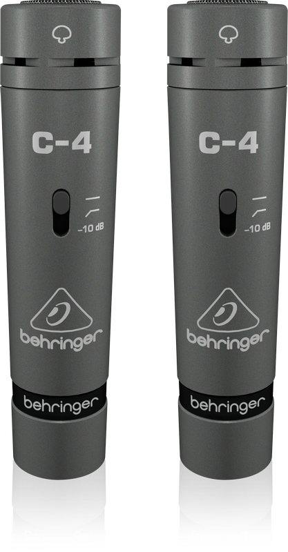 BEHRINGER C-4 -пара микрофонов,20 Hz - 20 kHz,конденсатор,для студийной или концертной работы