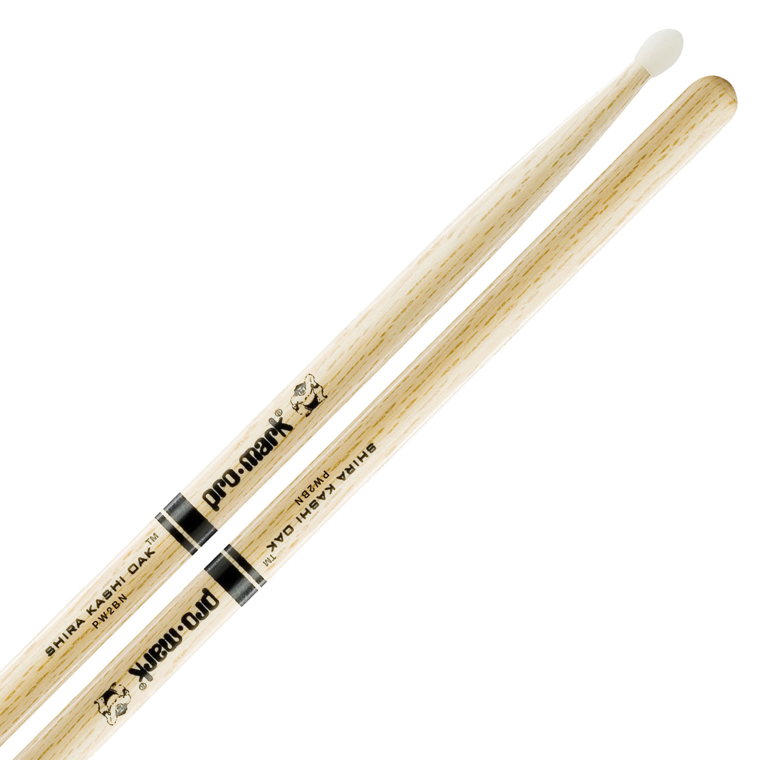 PRO_MARK PW5BN Барабанные палочки 5B, материал: японский дуб, диаметр: 0.590", длина: 16"