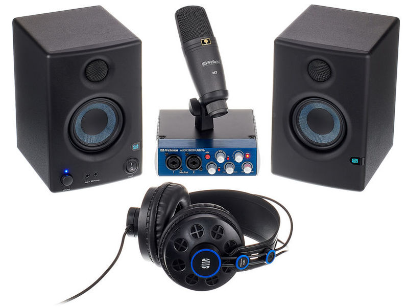 PreSonus AudioBox 96 ULTIMATE комплект для звукозаписи (AudioBox USB 96, микрофон M7, наушники HD7, 