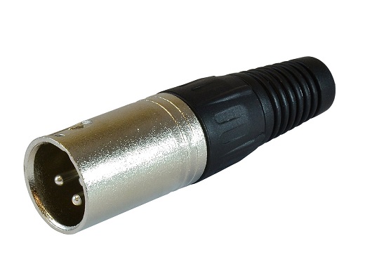 XSE XLR3M - кабельный разъем XLR папа, цвет - никель. Для кабеля 4-7 мм