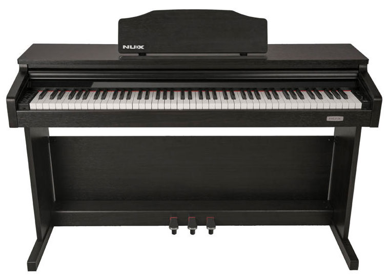 Nux WK-520-BROWN Цифровое пианино на стойке с педалями, тёмно-коричневое