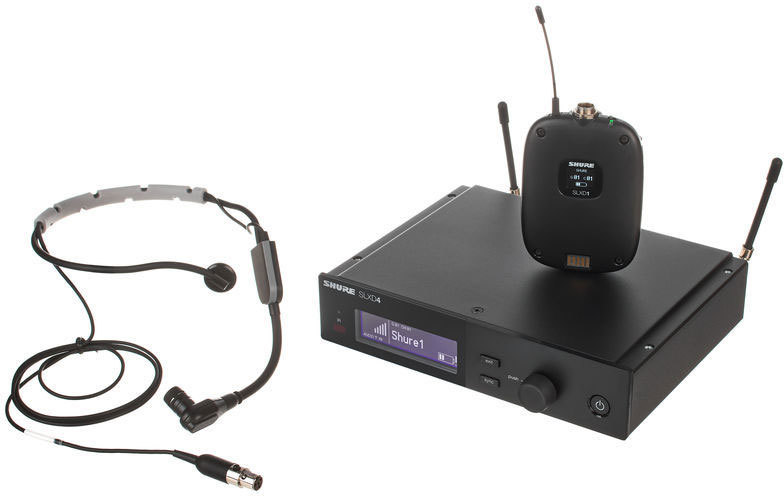 SHURE SLXD14E/SM35 H56 - цифровая радиосистема с головным микрофоном SM35