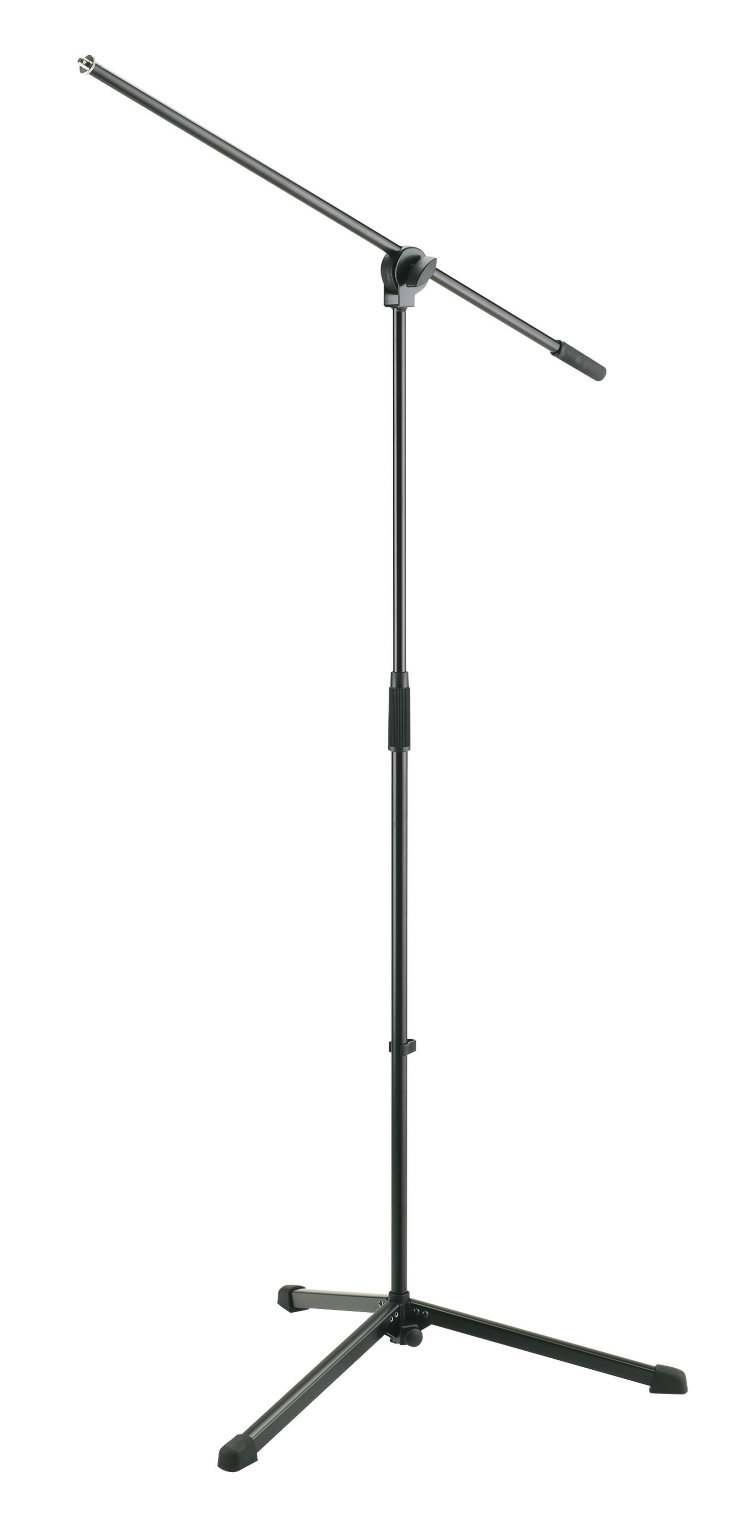 K&M 25400-300-55  стойка микрофонная "журавль" чёрная, сталь