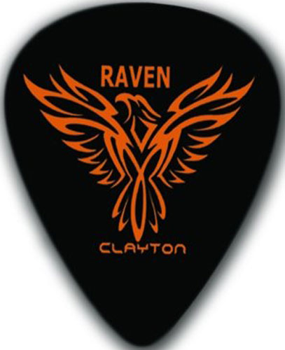 CLAYTON BS152 Медиатор -1.52 mm BLACK RAVEN стандартный