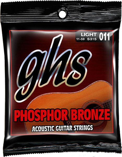 GHS S315 Phosphor Bronze Струны для акустической гитары 11-50