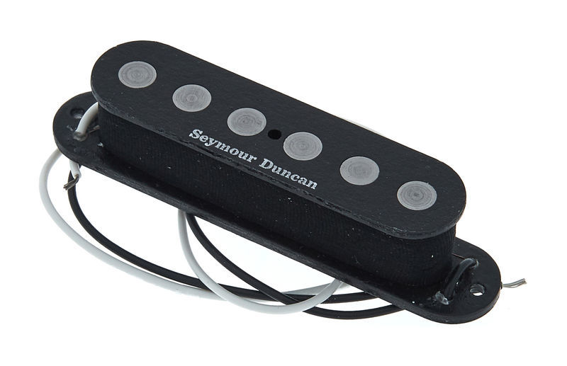 SEYMOUR DUNCAN SSL-4 QUARTER-POUND STRAT Звукосниматель для гитары, сингл, Strat, черный, алнико 5