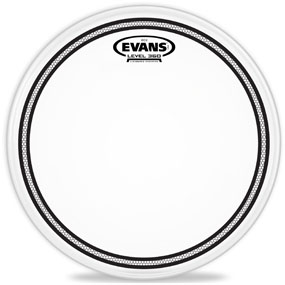 Evans B10EC2S Edge Control Coated SST 10" Пластик для том тома двойной с напылением