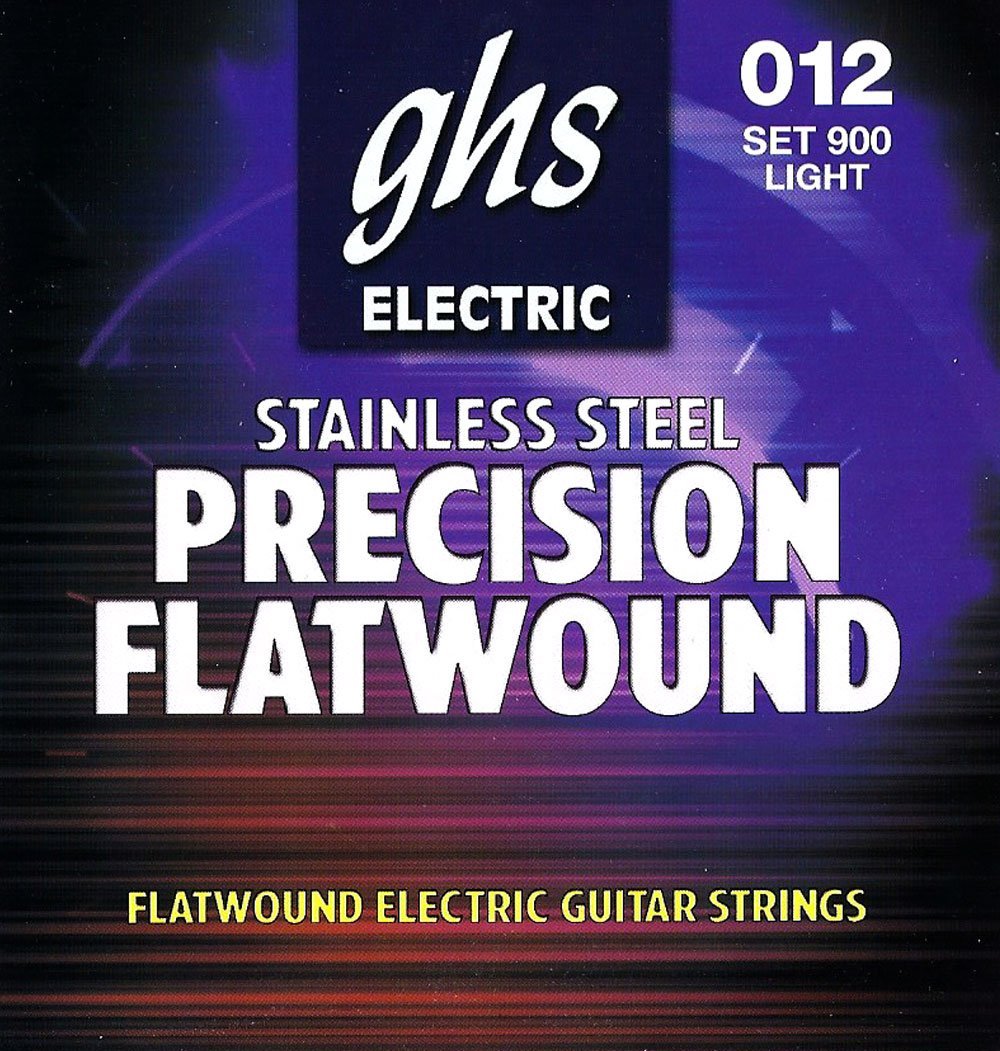GHS STRINGS 900 PRECISION FLATWOUND набор струн для электрогитары, 12-50