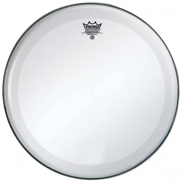 Remo P4-0310-BP  10"Powerstroke clear,пластик для бараб.прозрачн.с демп.кольцом,двойной
