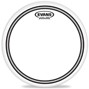 EVANS B14ECS - пластик 14" Edge Control Snare 14" для малого барабана двойной с прозрачн. напылением