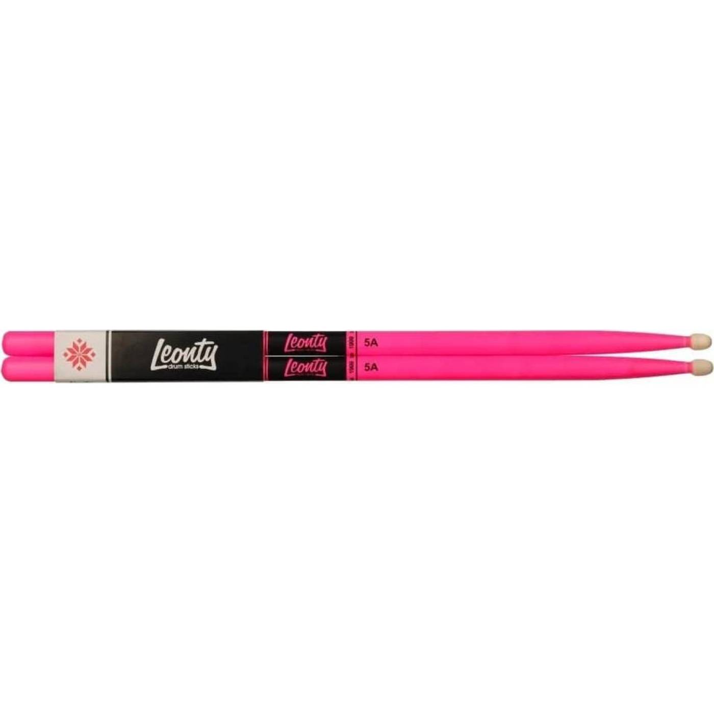 LEONTY LFP5A Барабанные палочки Fluorescent Pink Leonty 5А, граб 