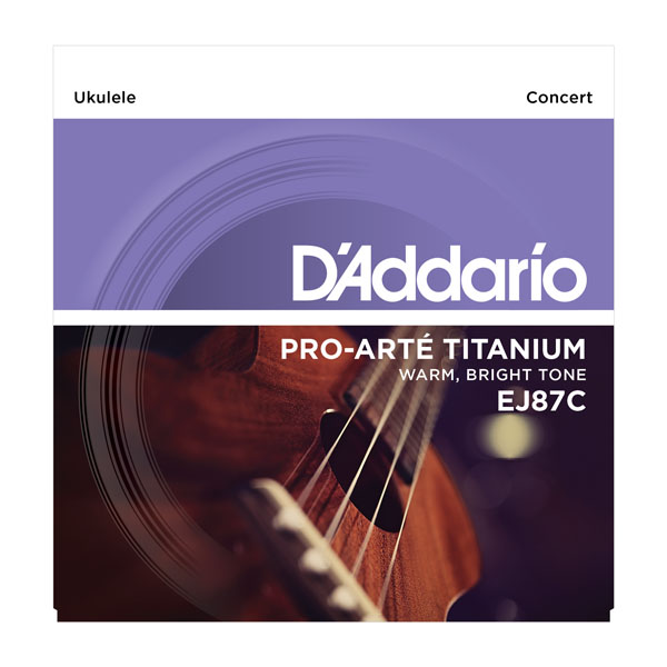 D'ADDARIO EJ87C струны для укулеле Concert, серия Titanium