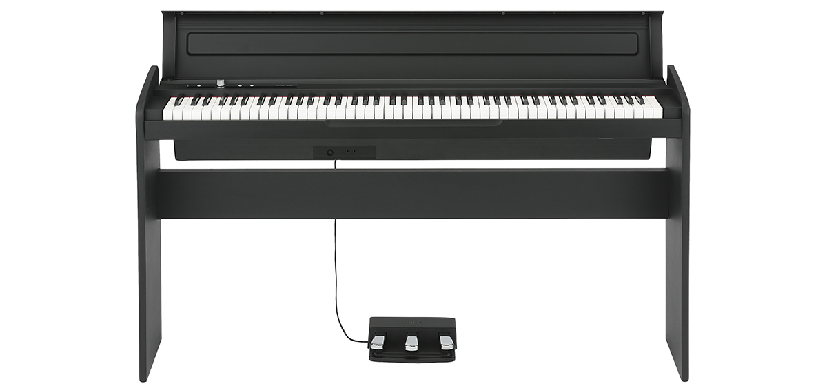 KORG LP-180-BK - Цифровое пианино, тройная педаль, стойка и адаптор питания в комплекте, цвет черный