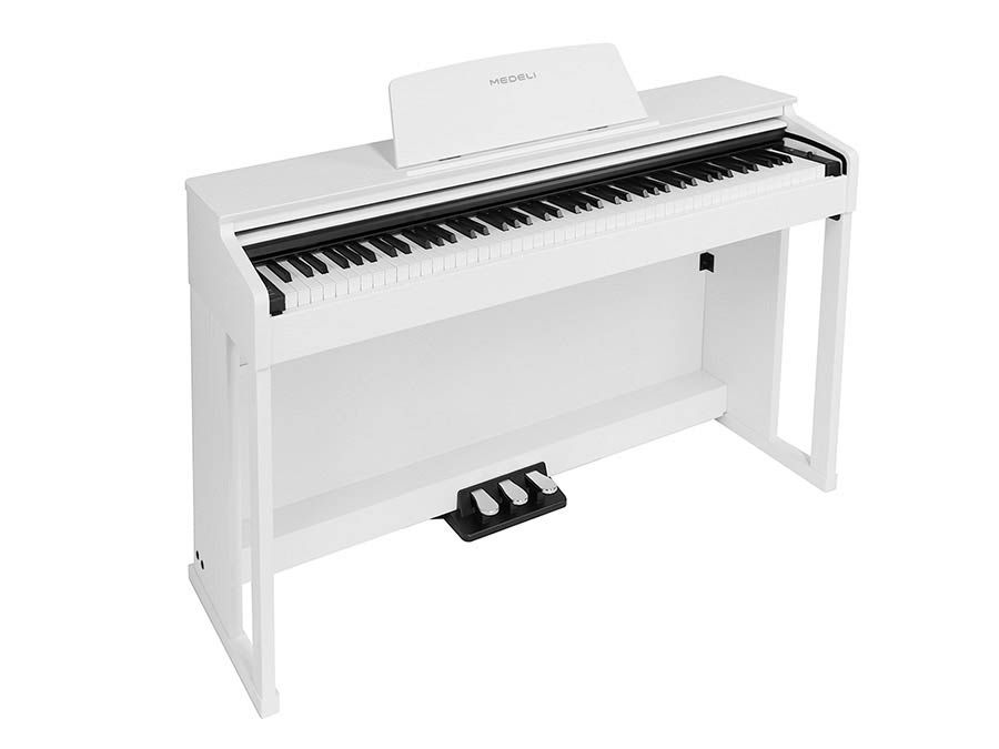 Medeli DP420K-PVC-WH Цифровое пианино, белое, сатин